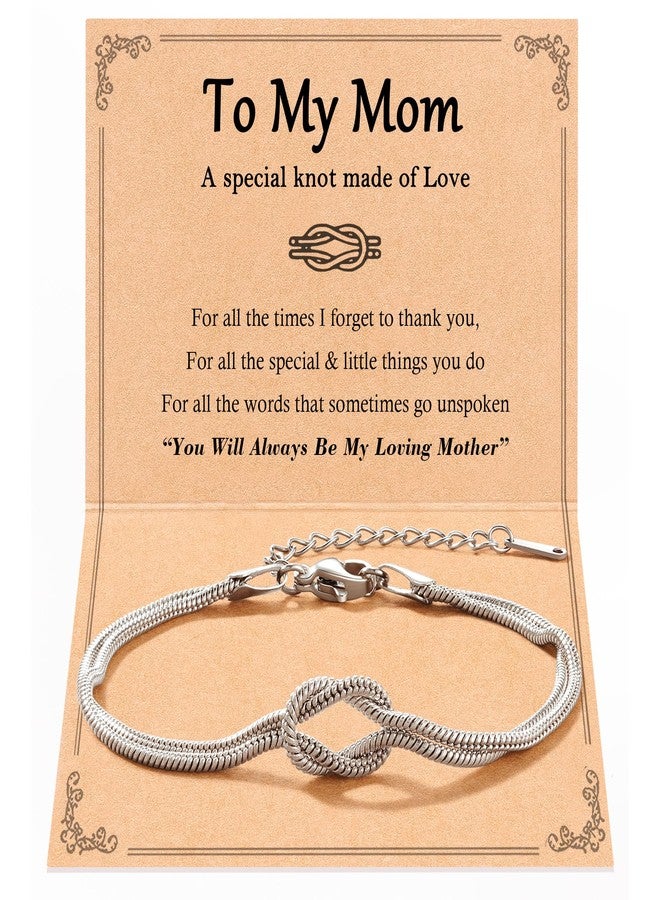 Tarsus Mom Gifts Christmas Birthday Gifts for Mom Bracelet from Daughter Mother Knot Bracelets Mothers Day Jewelry Presents - Image 1